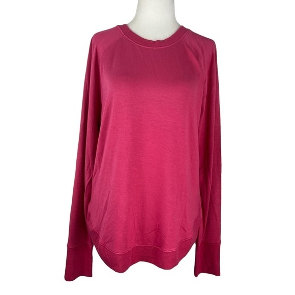 ATHLETA WOMEN'S LONG SLEEVED PULL OVER SWEATSHIRT STYLE TOP - Picture 1 of 15